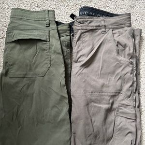 2 pairs of Men's Stretch Prana Zion pant